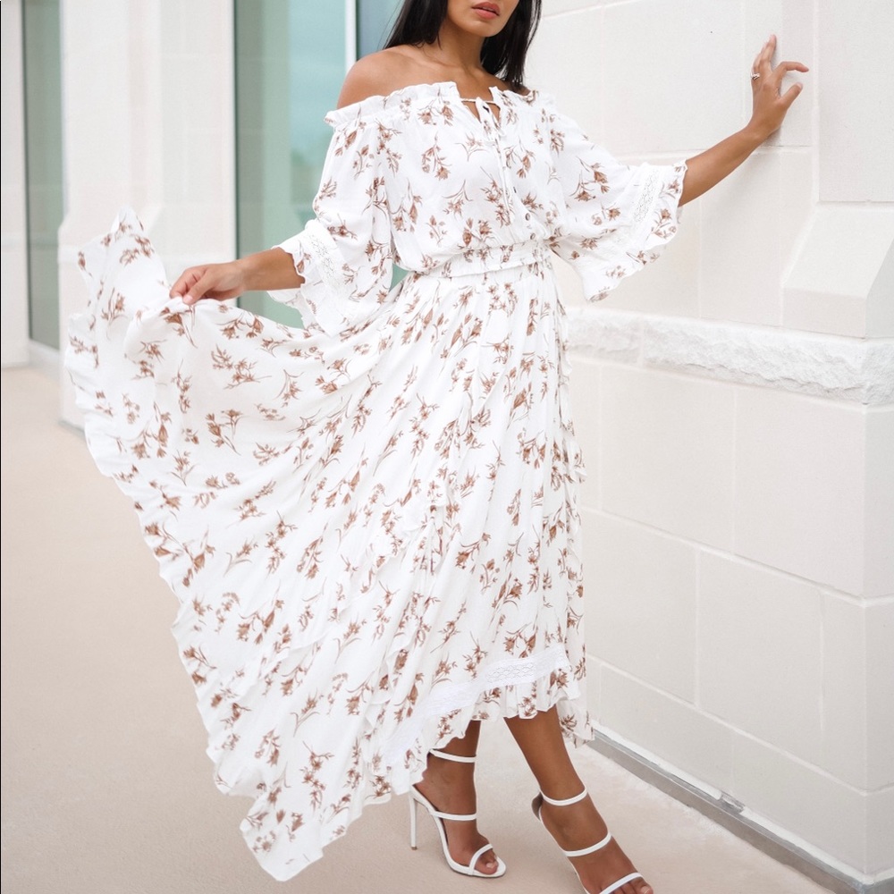 ❤️‍🩹SOLD❤️‍🩹 Two Piece Maxi Matching Set